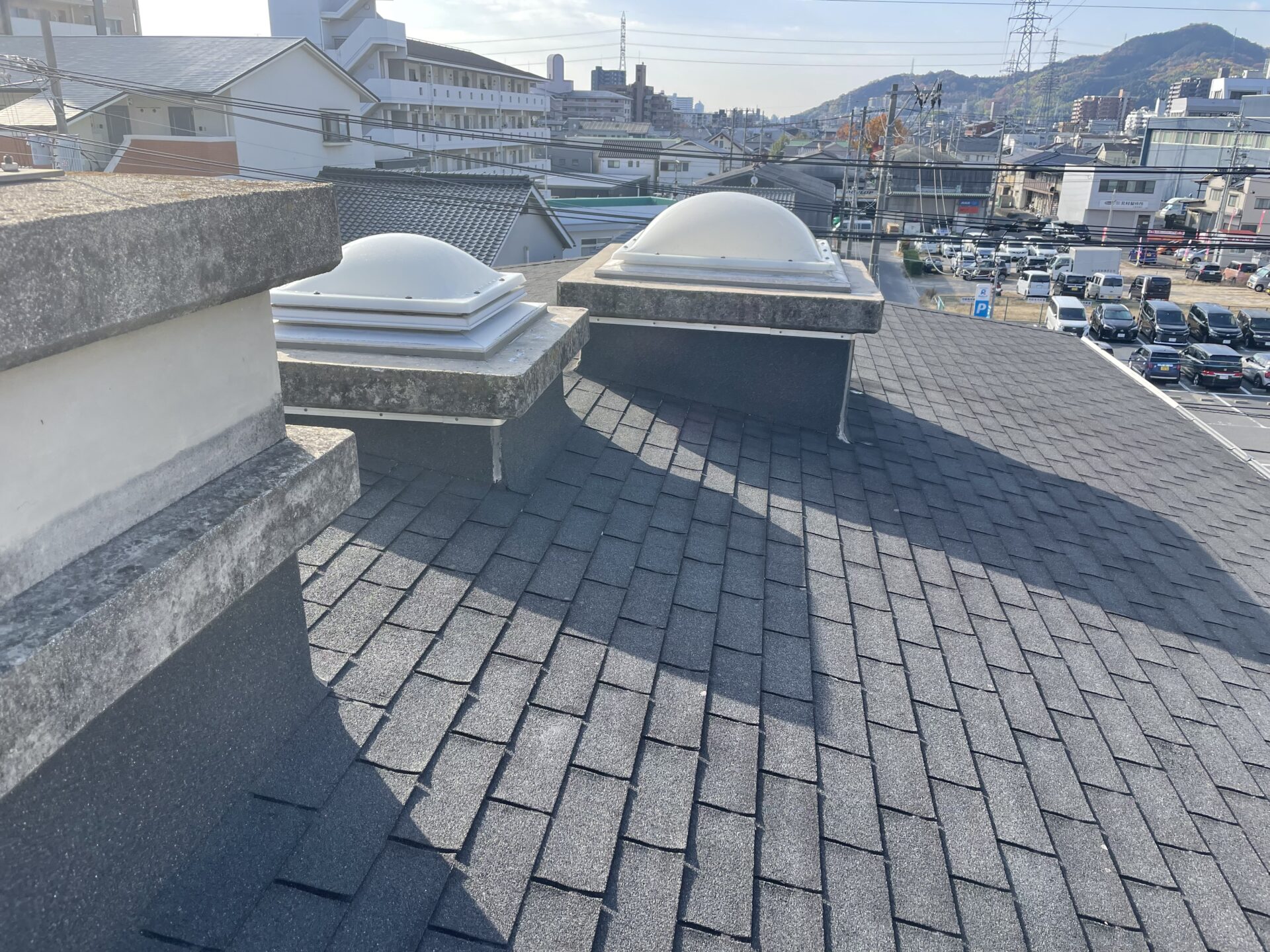 屋根トップライト取替工事
