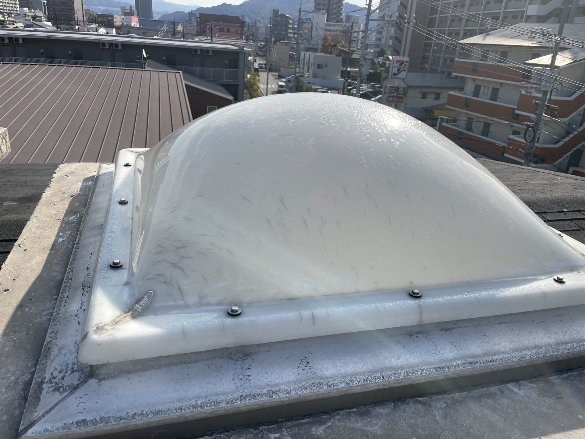 屋根トップライト取替工事