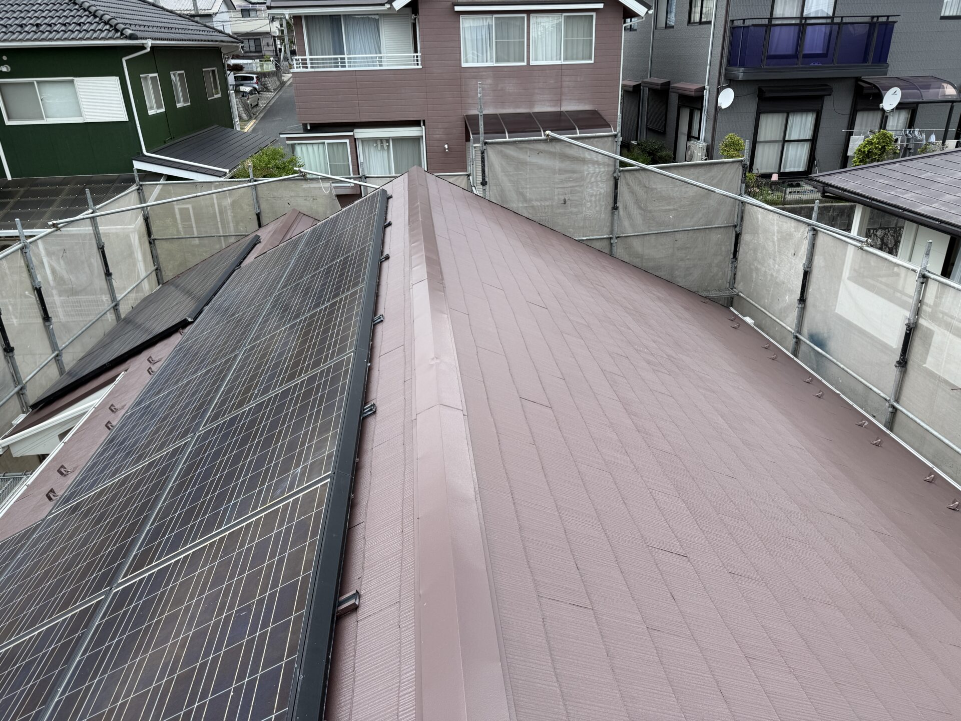 屋根カラーベスト塗装工事