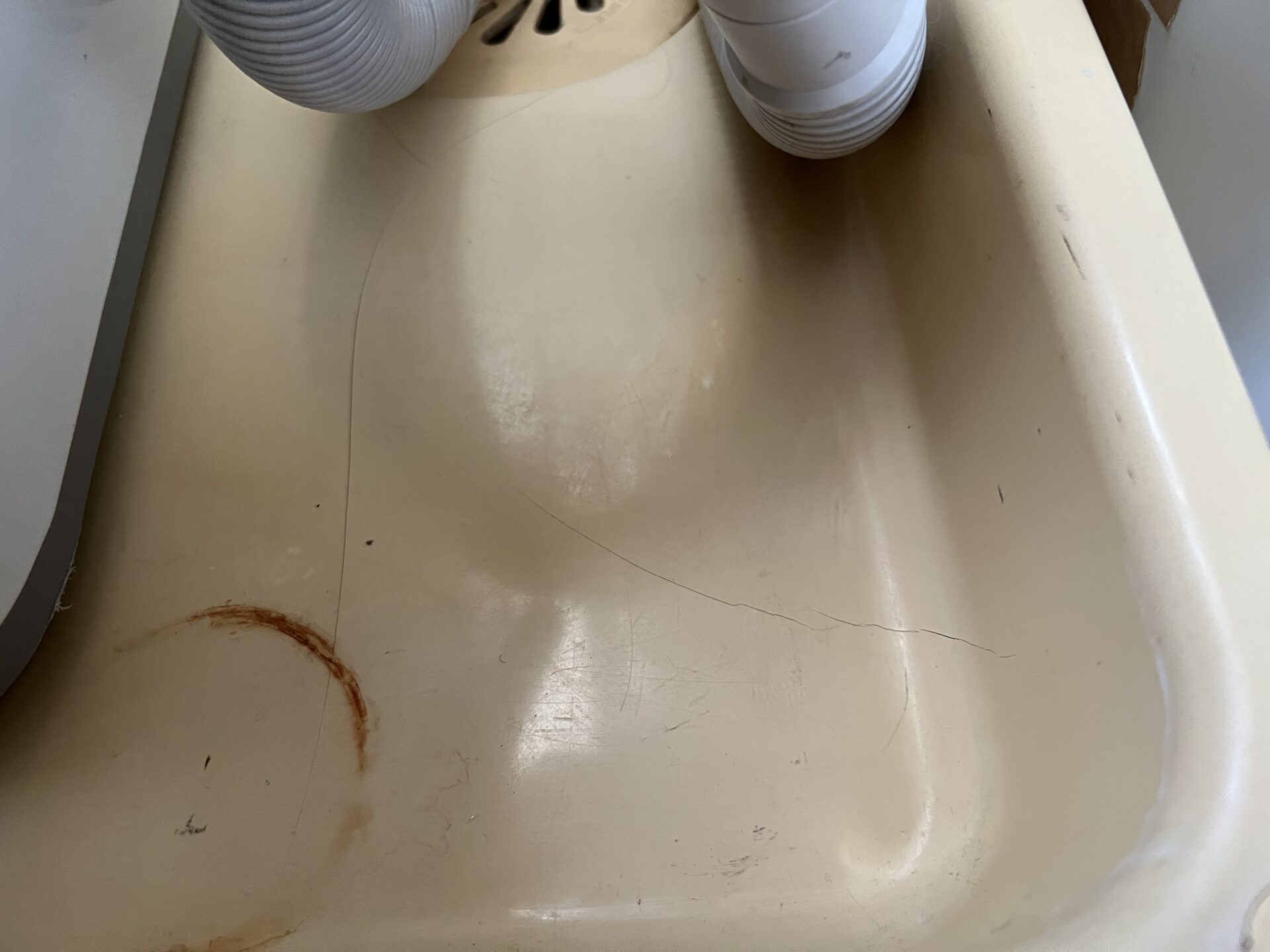 洗濯機パン取替工事