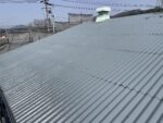 【工場】スレート屋根 　塗装補強工事(広島県山県郡)