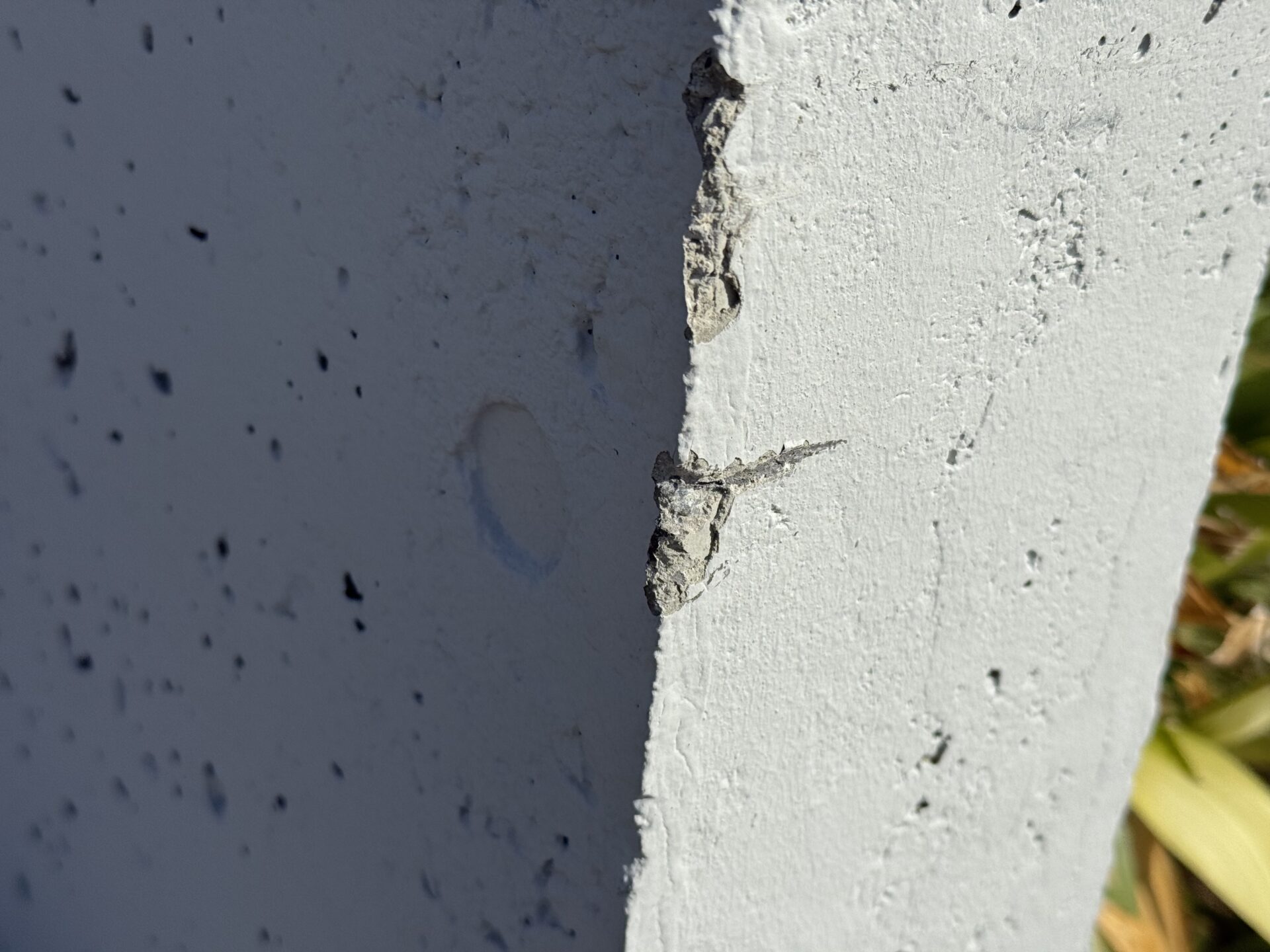 【外構塀】事故破損部分 補修工事