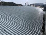 【工場】スレート屋根 　塗装補強工事(広島県山県郡)