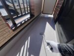 【ベランダ】FPR防水 トップコート塗装工事