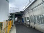 【工場】スレート屋根 　塗装補強工事(広島県山県郡)