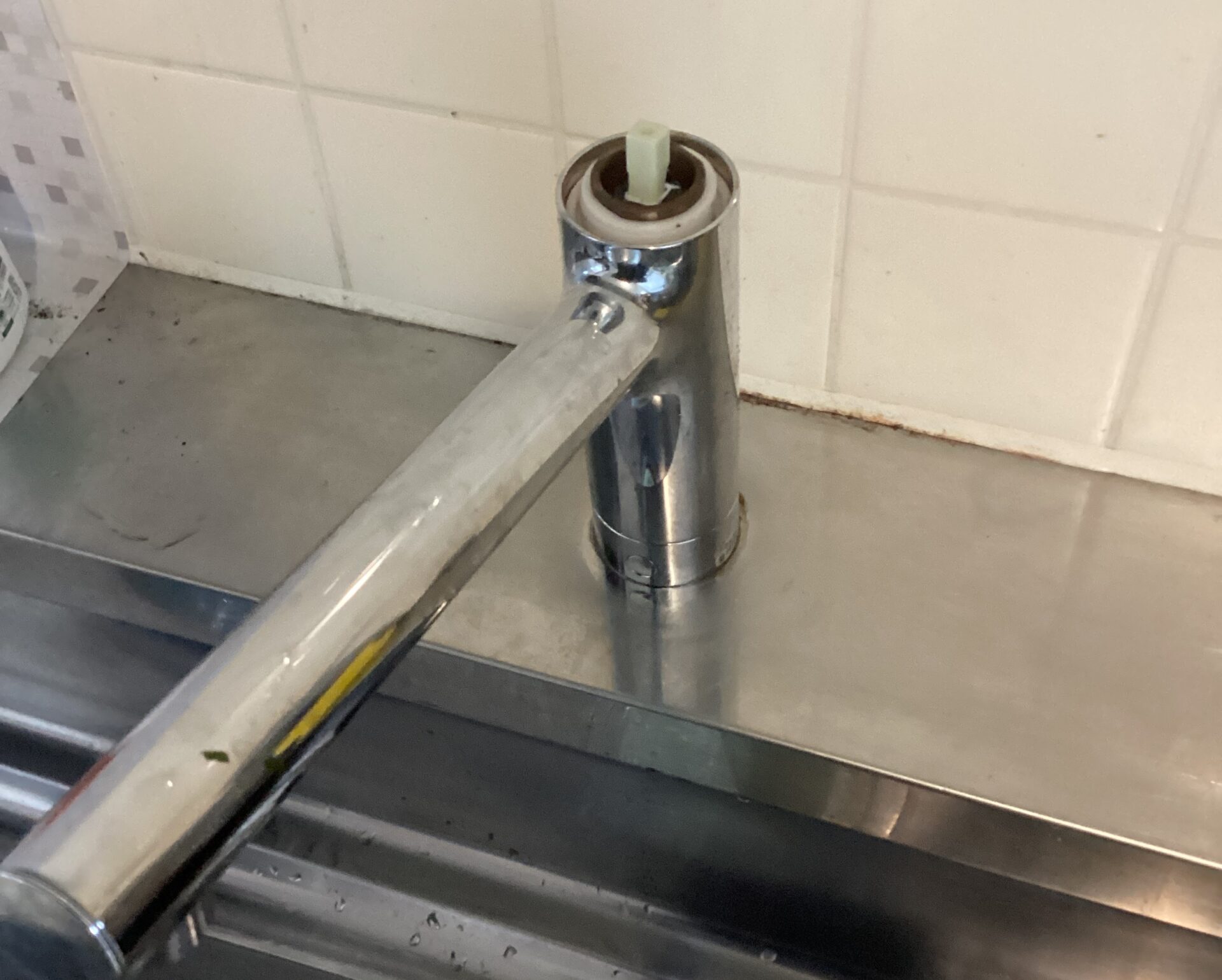 キッチン水栓 カートリッジ取替工事