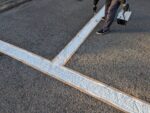 駐車場 ライン 及 番号入れ工事