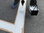 駐車場 ライン 及 番号入れ工事