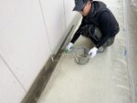 【アパート】通路・階段床 長尺シート工事