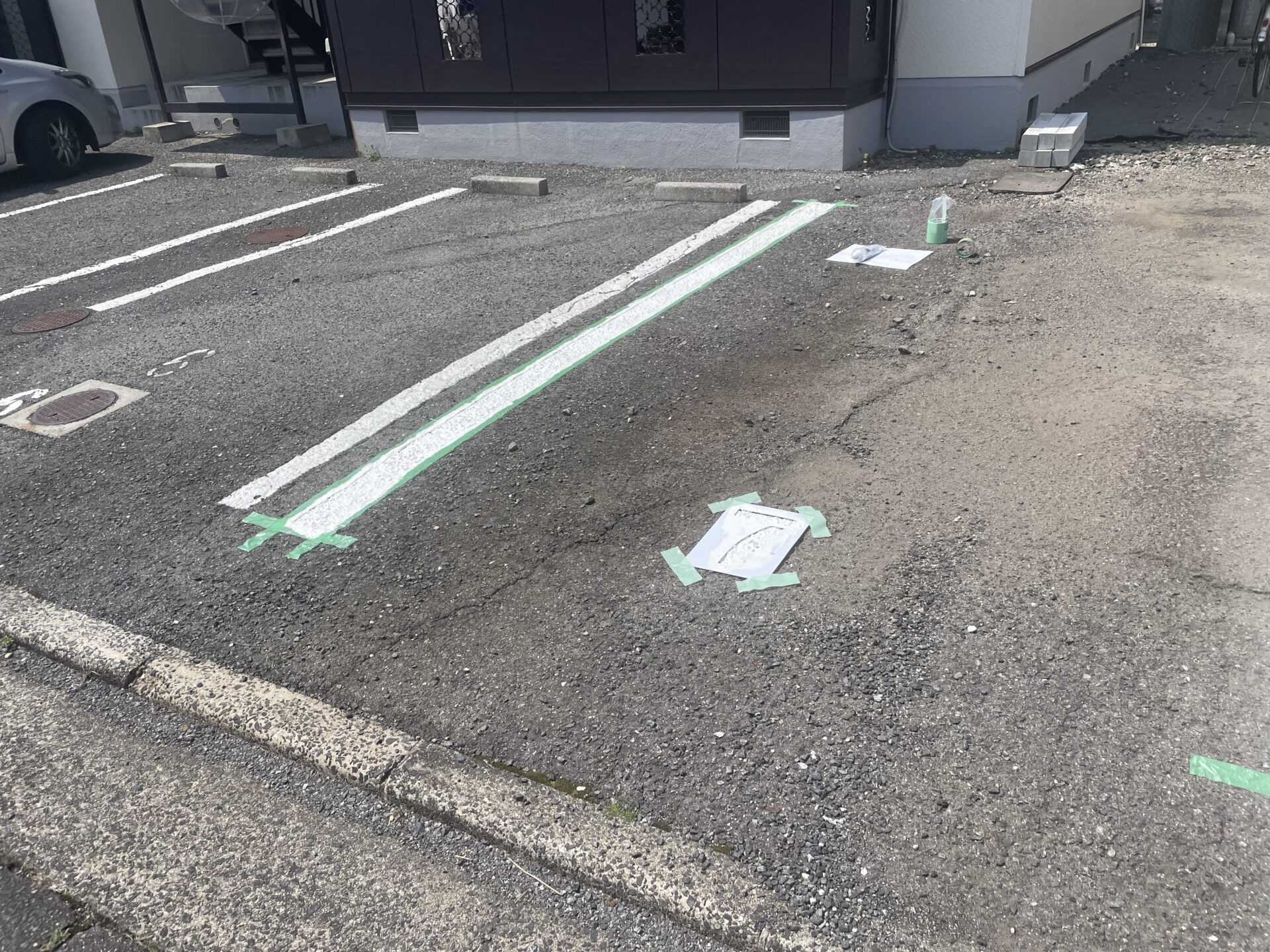 【アパート】駐車場 増設工事