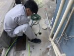 配管洗浄作業