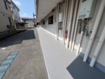 【アパート】通路・階段床 長尺シート工事