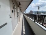 【アパート】通路・階段床 長尺シート工事