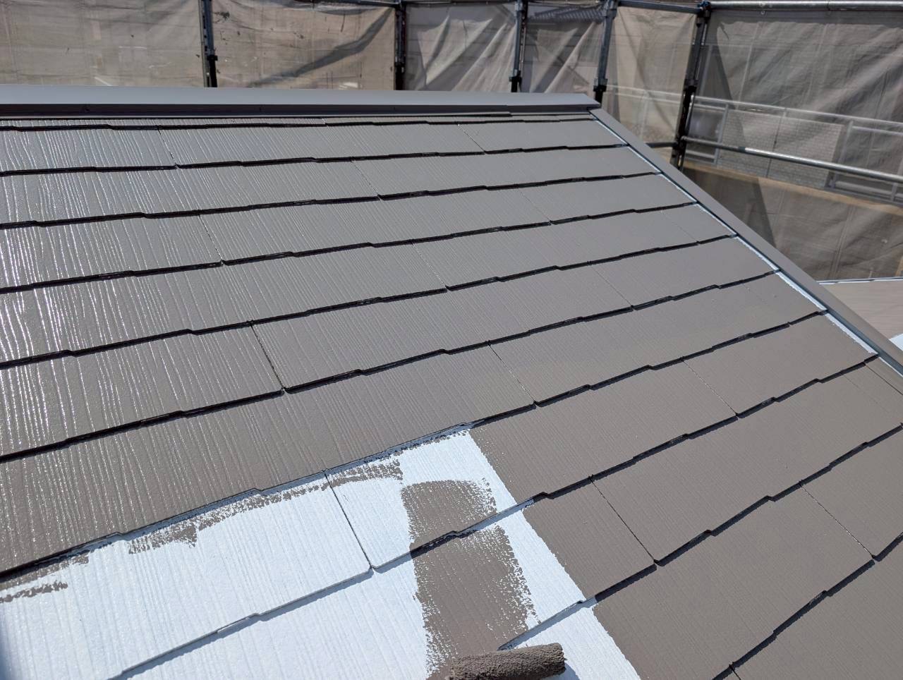 【戸建て】屋根カラーベスト 遮熱塗装工事