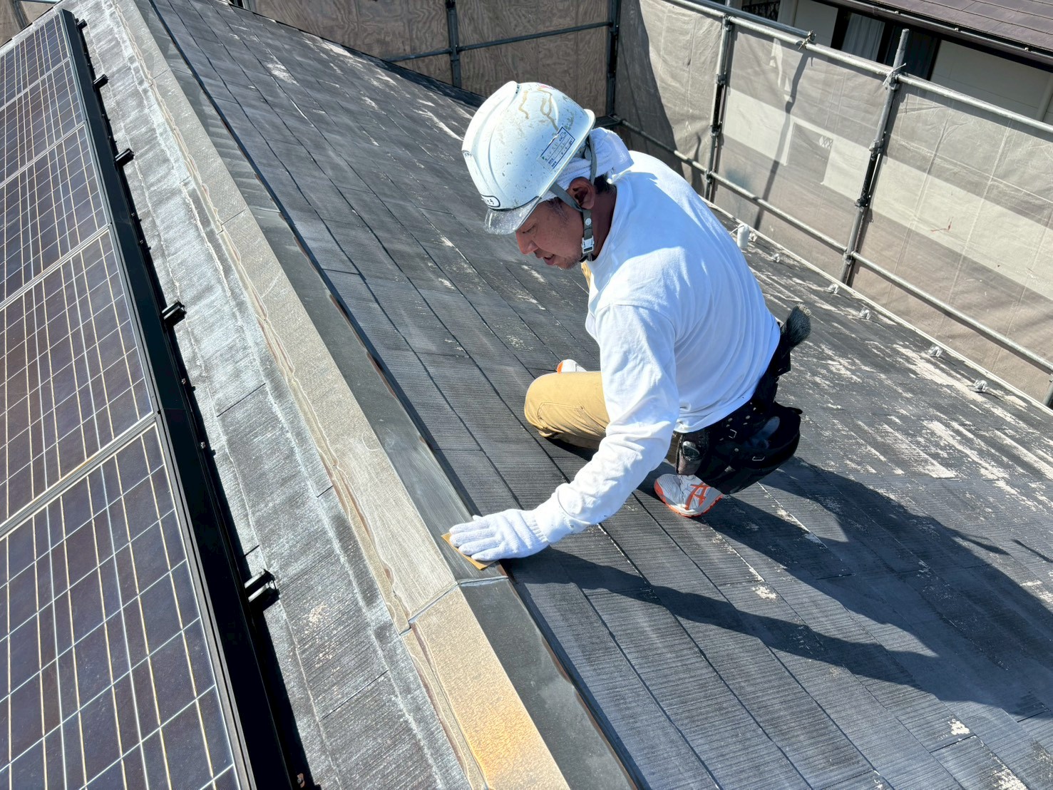 屋根カラーベスト塗装工事
