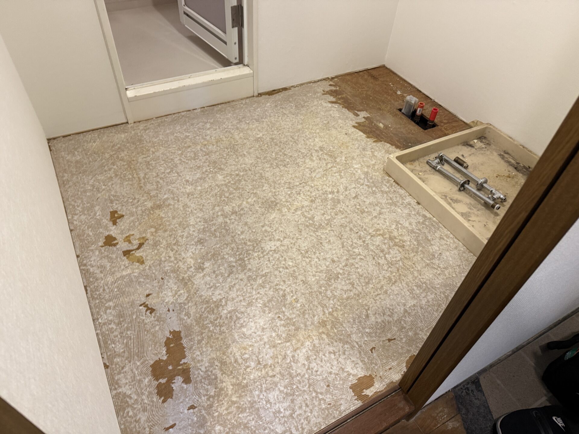 【マンション】退去修繕工事①（玄関・洗面所・トイレ）