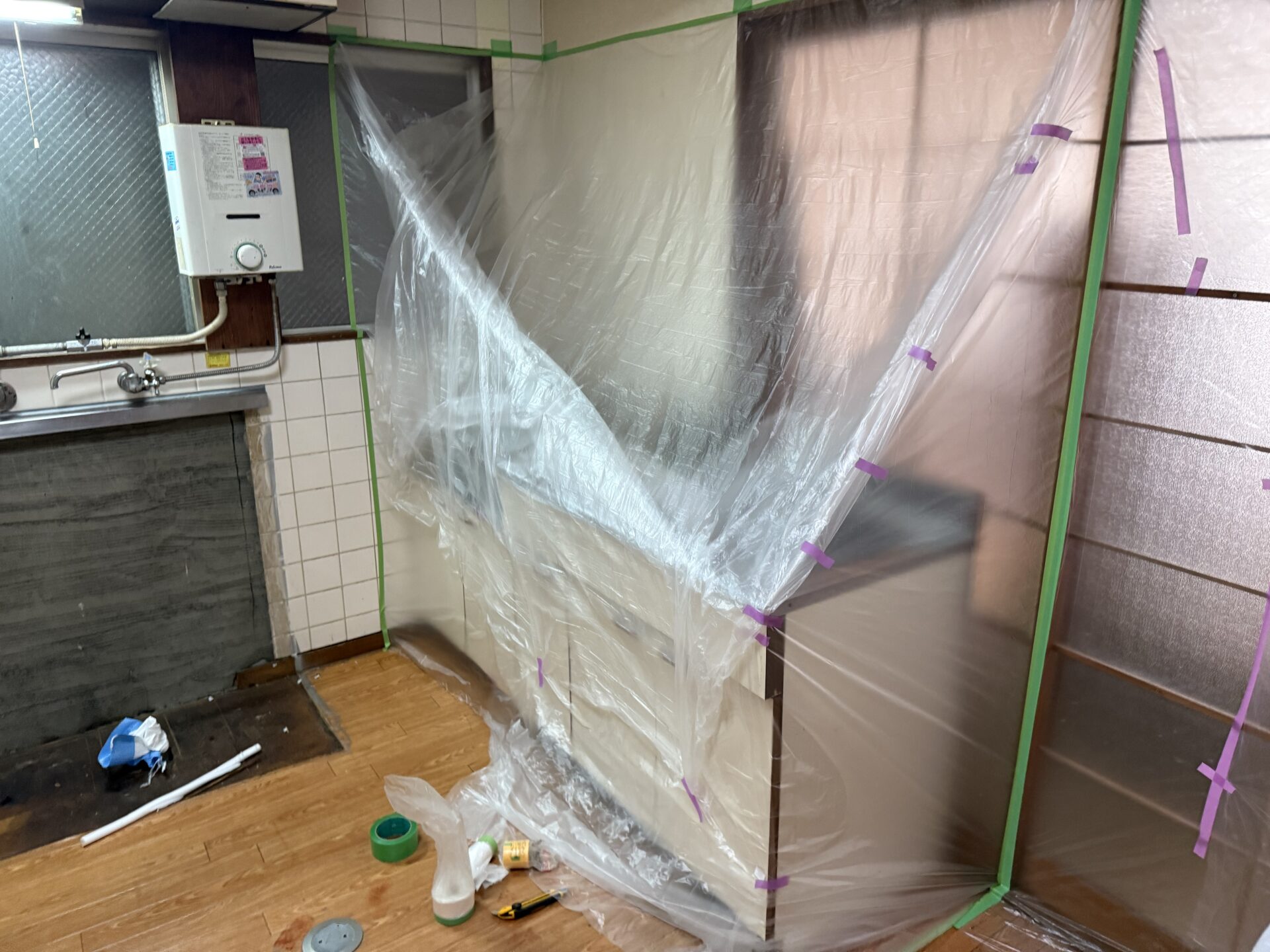 【アパート】浴室・DK改修工事