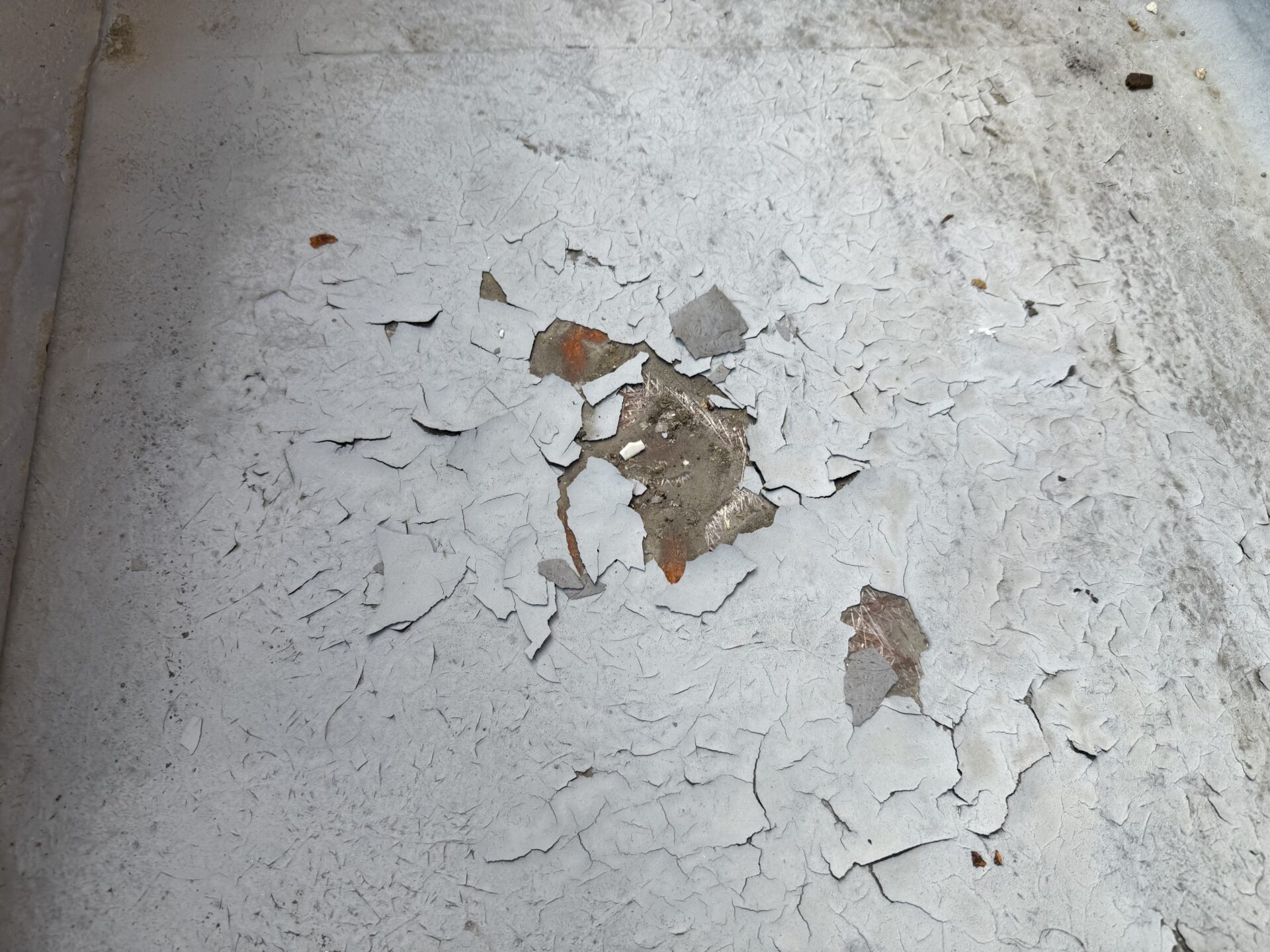 【ベランダ】FPR防水 トップコート塗装工事