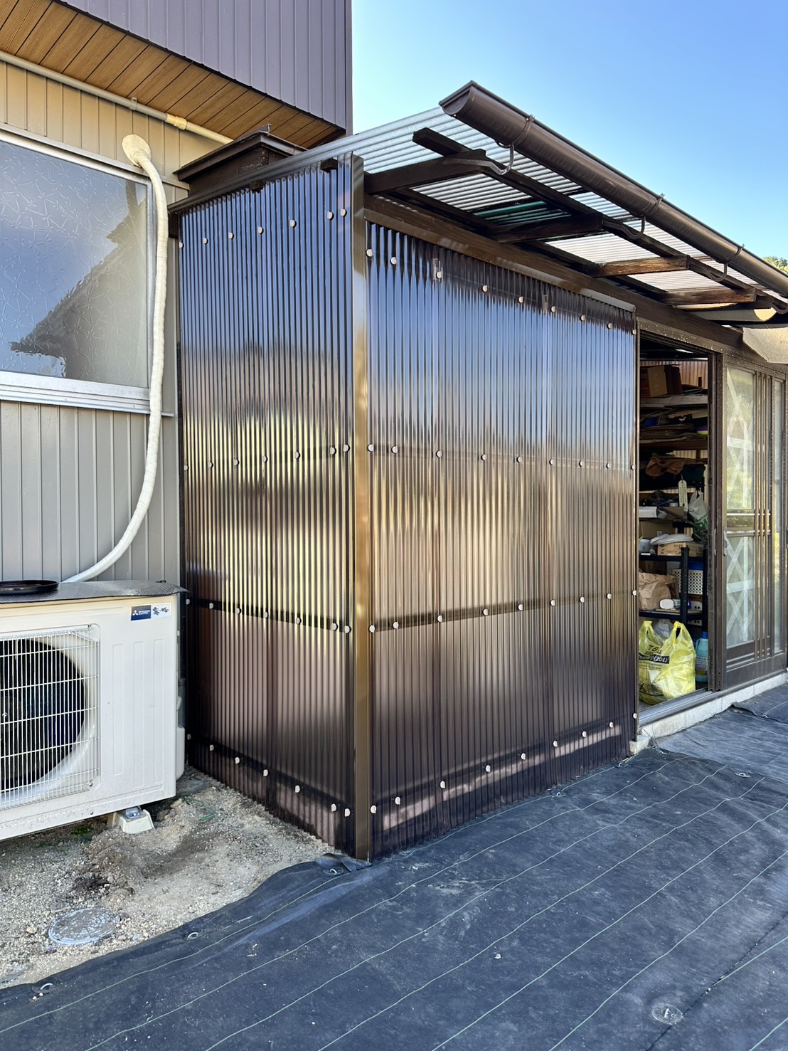 【一軒家】物置 補修工事