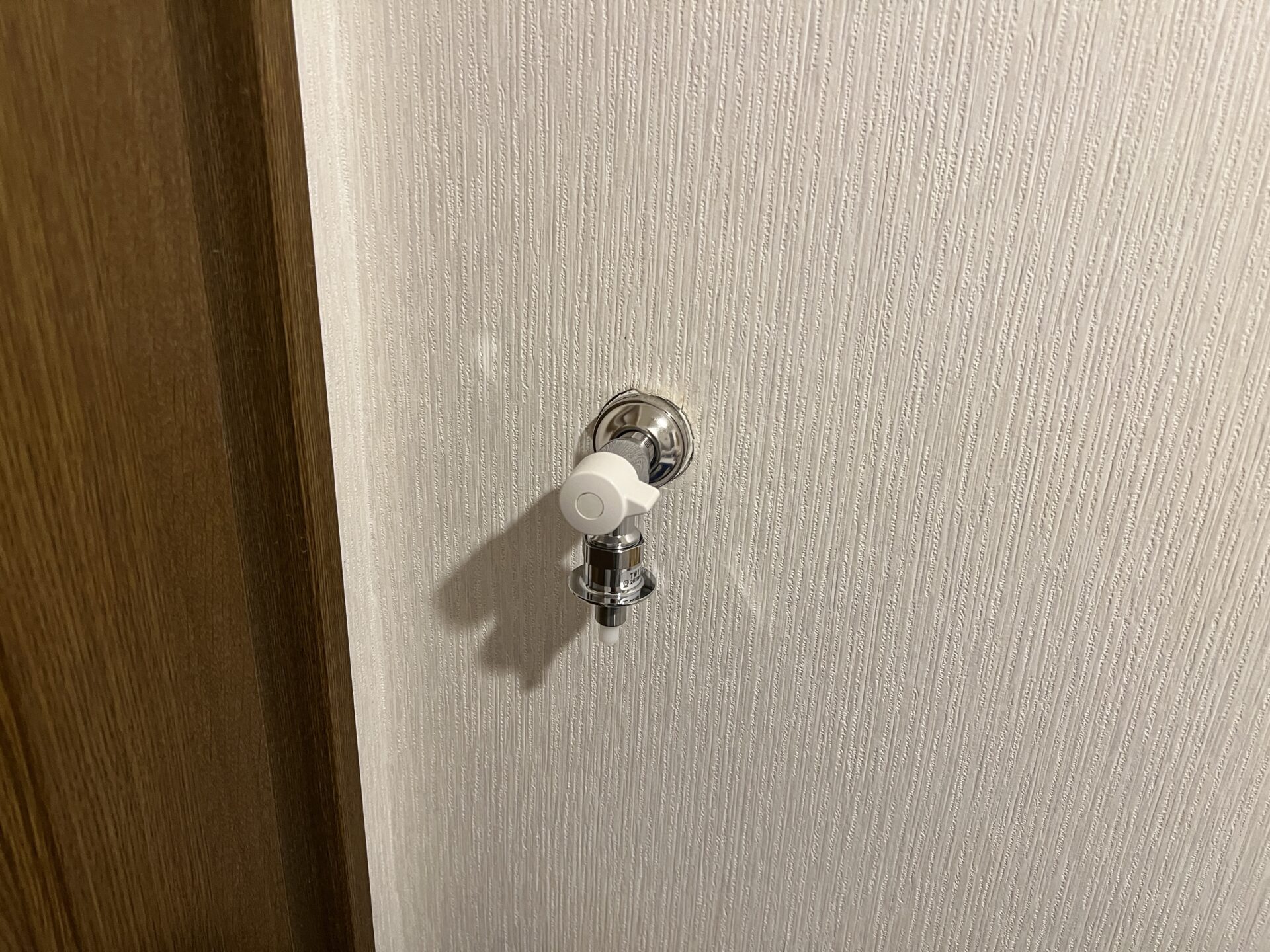 洗濯水栓 取替工事