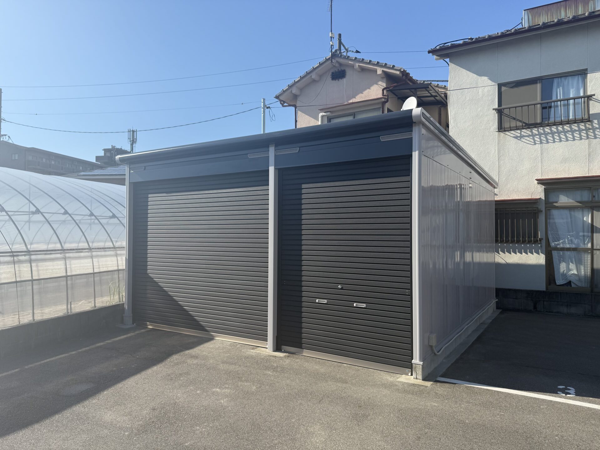 【駐車場】ガレージ新設工事