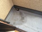 【ベランダ】FPR防水 トップコート塗装工事