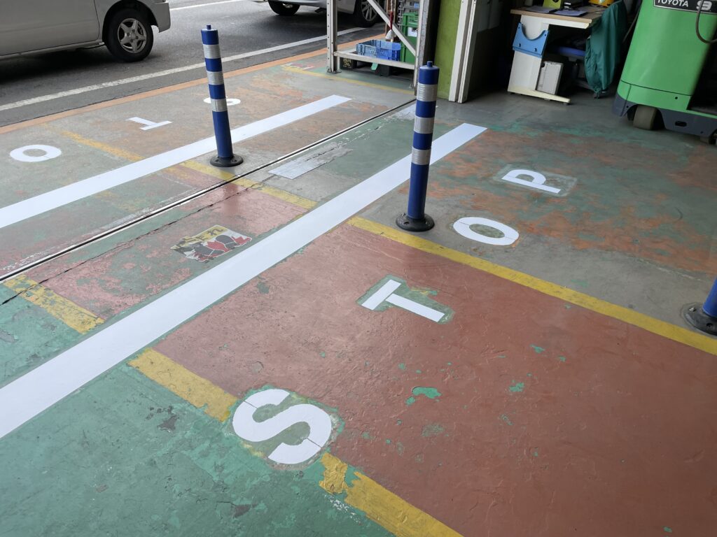 【工場】ライン引き工事
