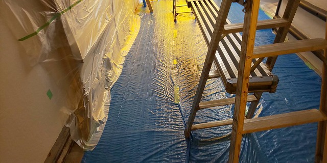 【工場】 天井改修工事（広島市中区南吉島）